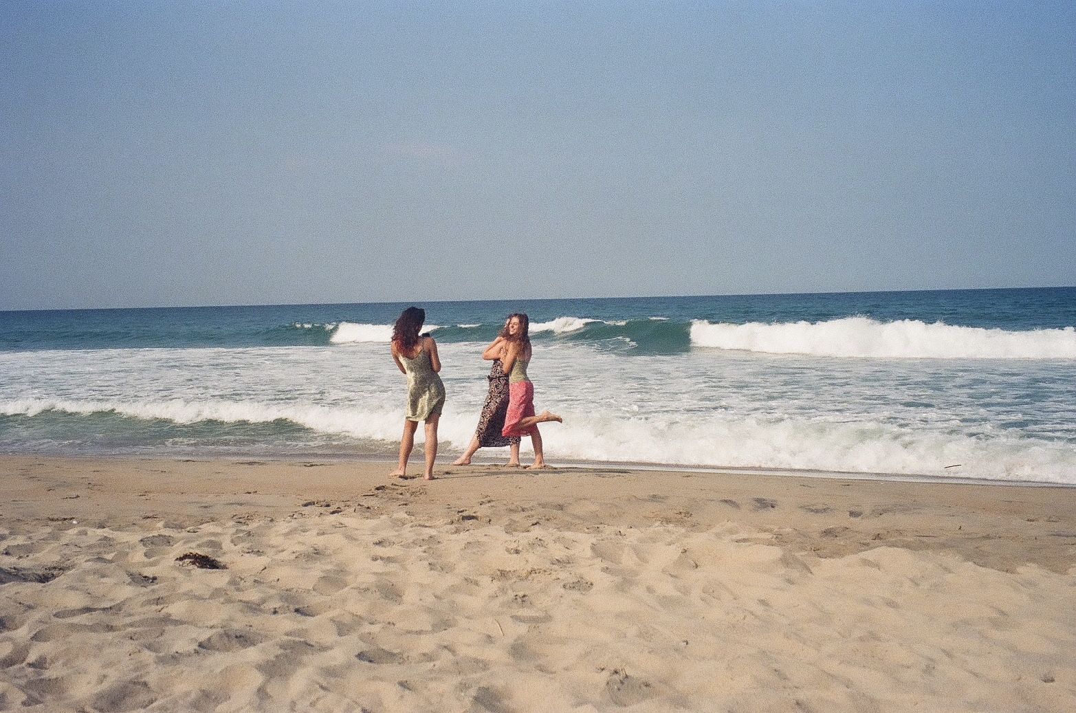 friends on the beach 